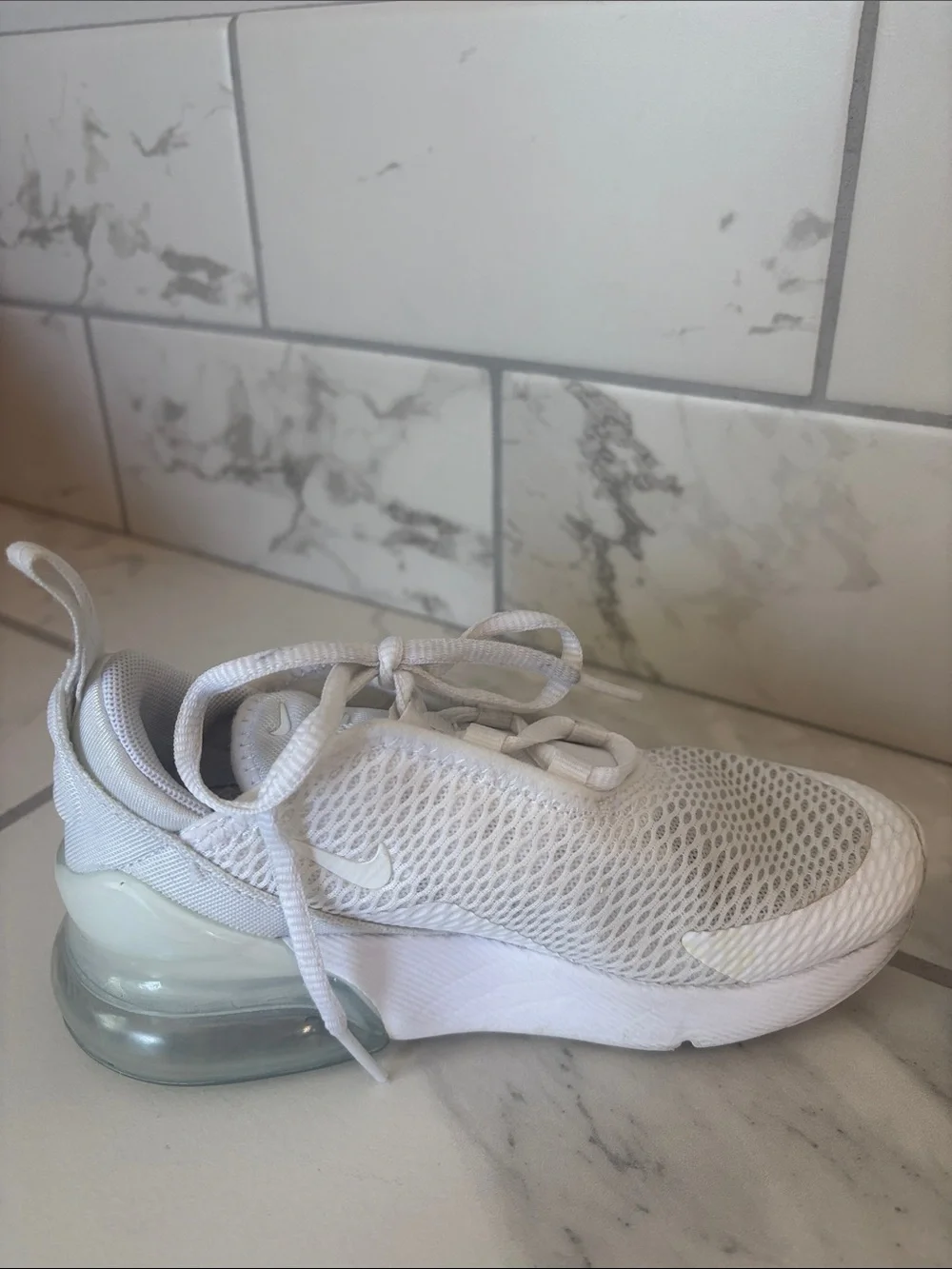 Nike Air Max 270 White Kids Size 12C